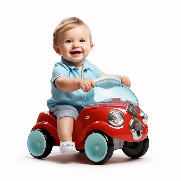 Photo photo of happy kids playing with blocks and toys