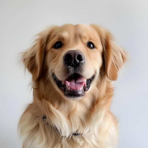 Photo of happy labrador isolated on a transparent background High quality