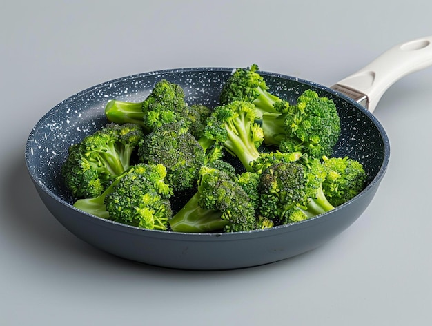 Photo photo of healthy green organic raw broccoli florets