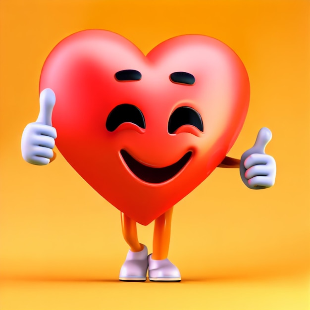 Photo a heart emoji icon