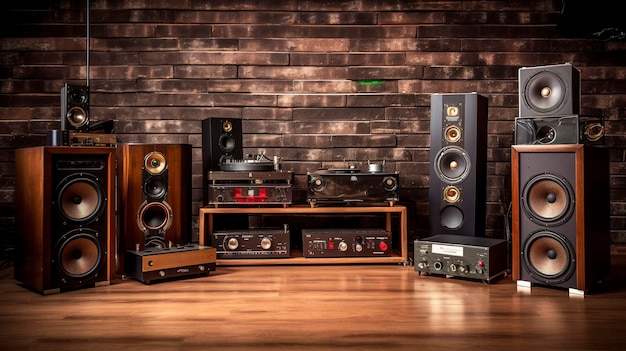 A Photo of High End Audio Equipment and Sound Systems