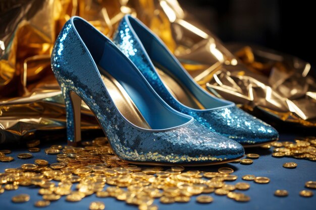 Photo photo of high heels shoes