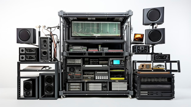 A photo of Home Theater Rack System Setup