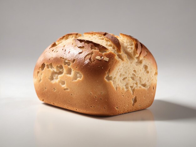 Photo photo of homemade fluffy milk bread on a light background