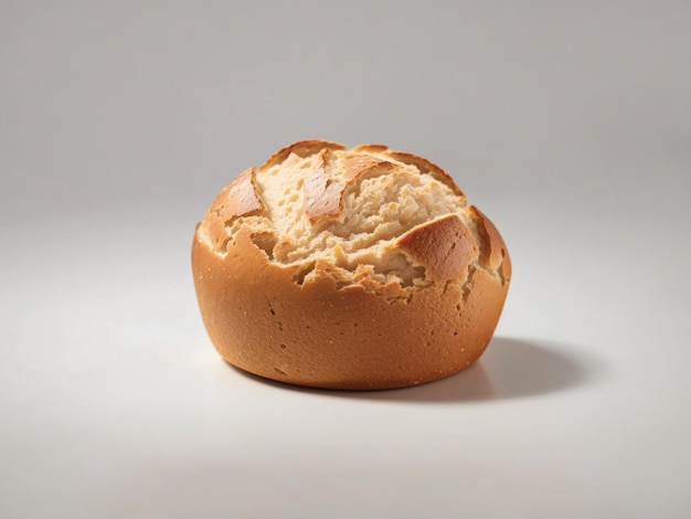 Photo of homemade fluffy milk bread on light background