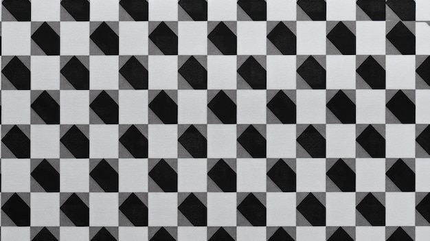 Photo a photo of a houndstooth pattern repeating abstract shapes