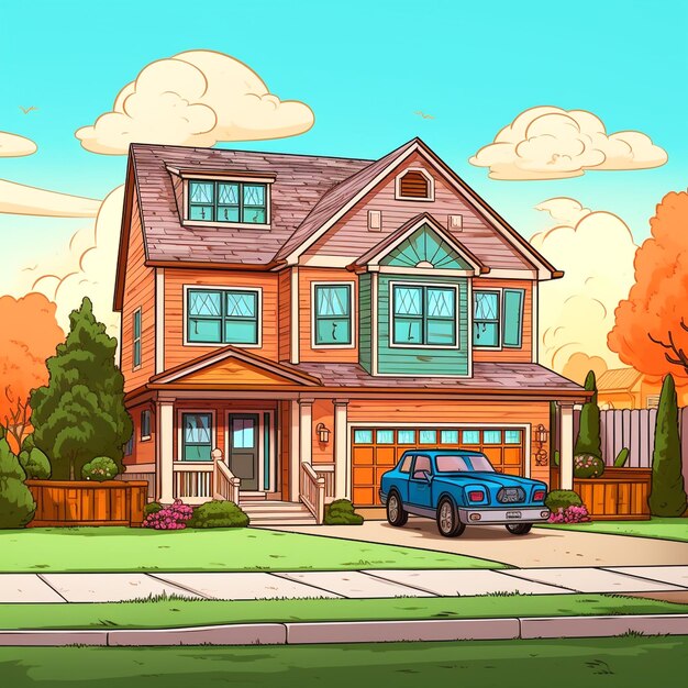 A photo of house