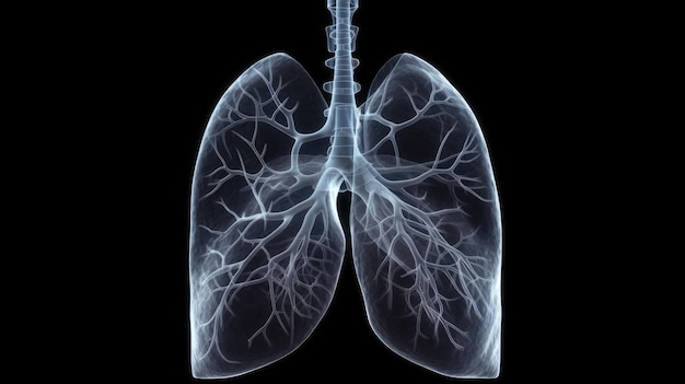 A photo of a human lung