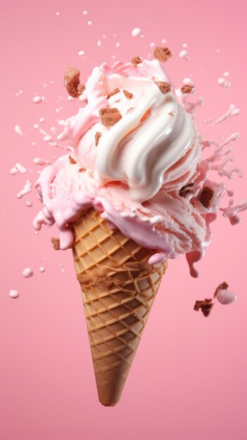 A photo of ice cream