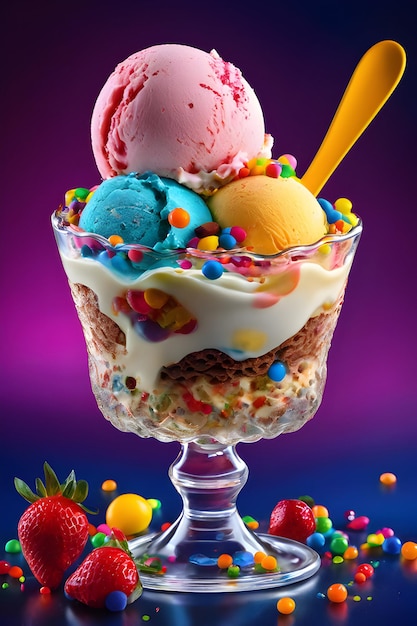 Photo photo of ice cream