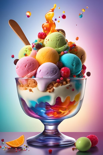 Photo photo of ice cream