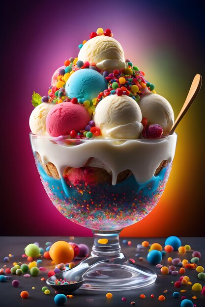 Photo photo of ice cream