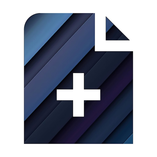 Foto icone di foto aggiungere icona di documento blu ciano texture diagonale scura
