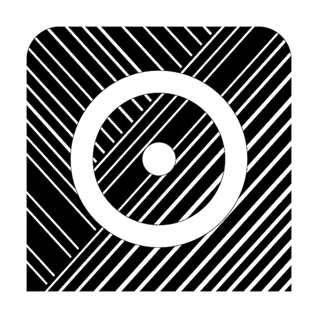 photo icons album icon black white diagonal lines