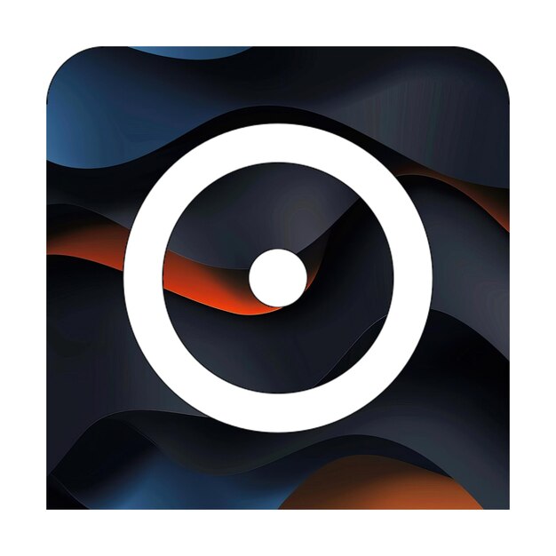 photo icons album icon dark black orange waves texture