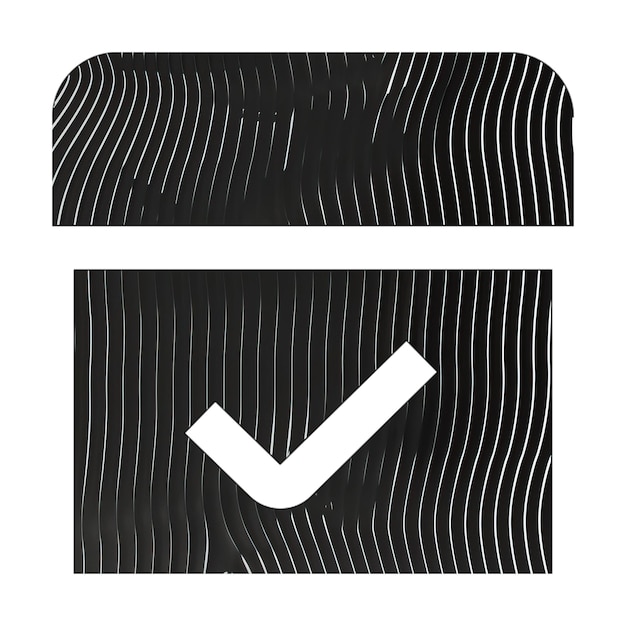 Иконы фото коробка проверка икона черно-белые линии текстуры