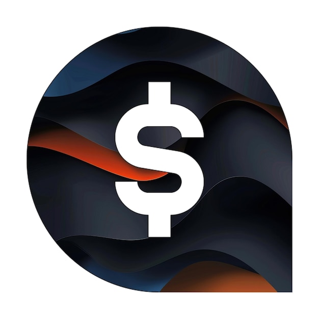 photo icons comment dollar icon dark black orange waves texture