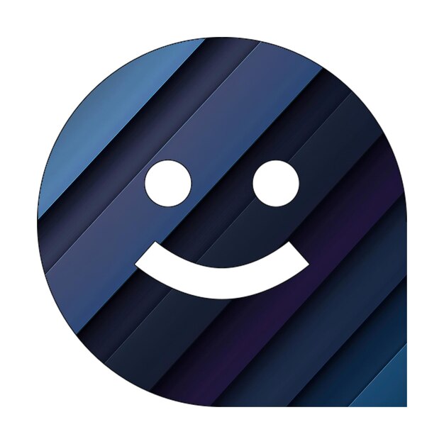 photo icons comment smile icon blue cyan dark diagonal texture
