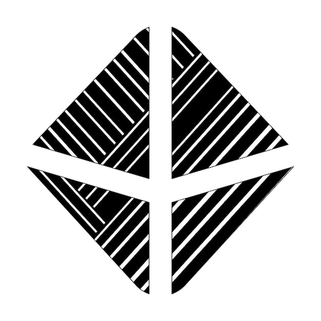Фото иконы кости d8 икона черно-белые диагональные линии