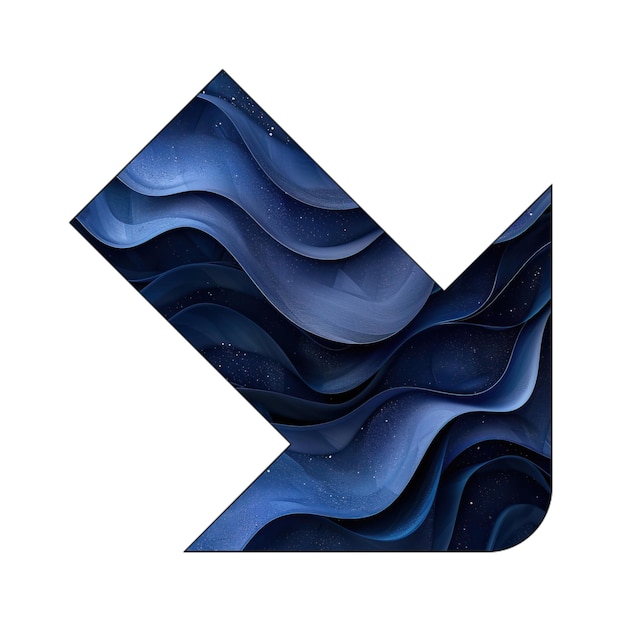 사진 아이콘 아래 오른쪽 파란색 그래디언트 배경 스타일 디자인