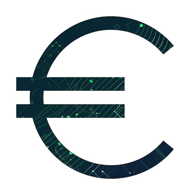 photo icons euro icon green technology texture