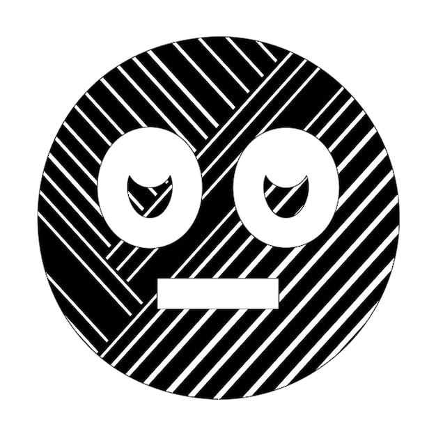 Фото Фото иконы мех качающиеся глаза икона черно-белые диагональные линии
