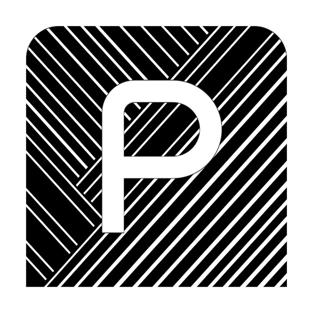 Photo photo icons parking icon black white diagonal lines