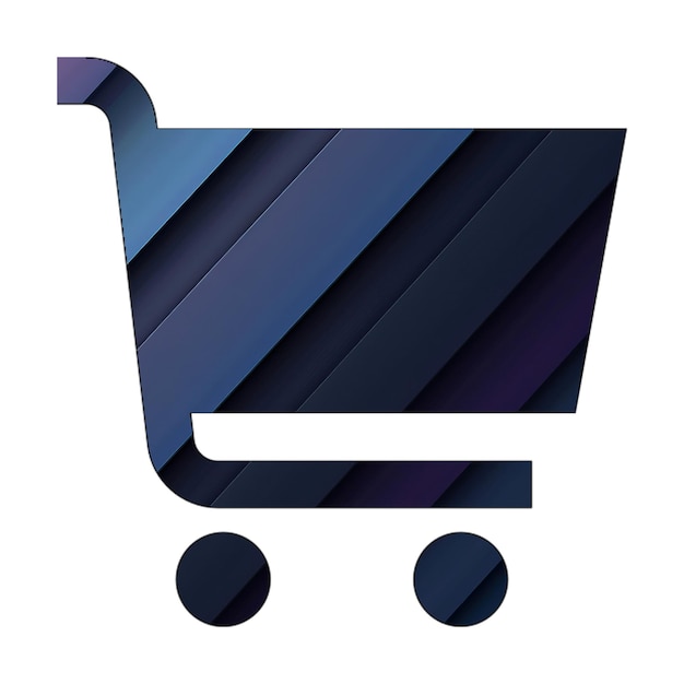 photo icons shopping cart icon blue cyan dark diagonal texture