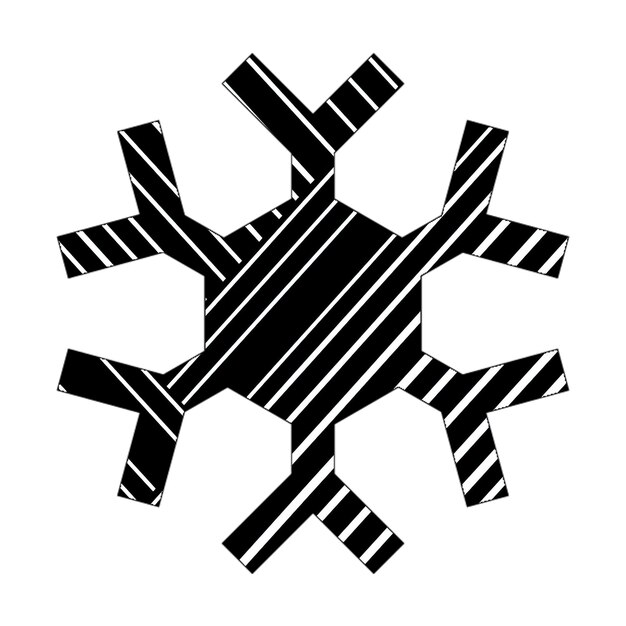 photo icons snowflake icon black white diagonal lines