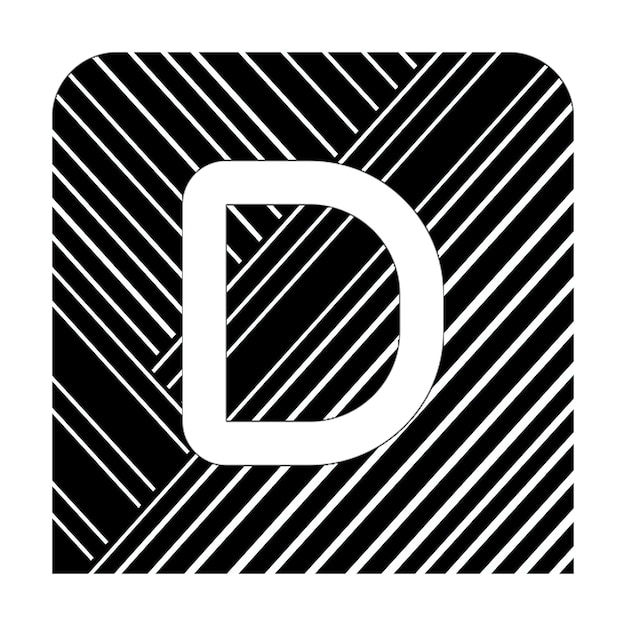 photo icons square d icon black white diagonal lines