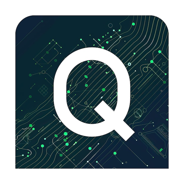 Фото иконы квадратные q икона зеленая технология текстура