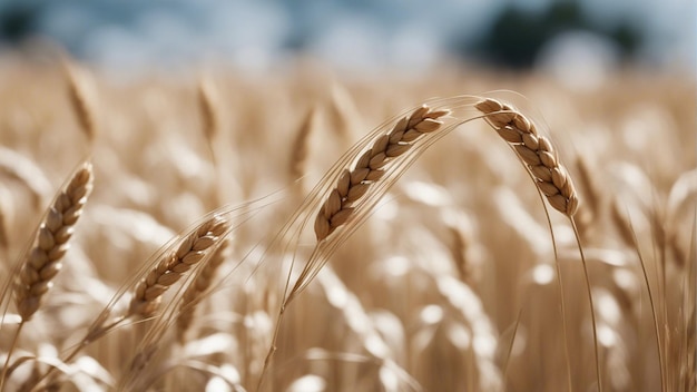 photo image of wheat field