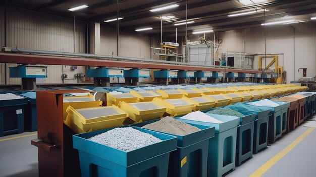 A Photo of Industrial Material Sorting and Class