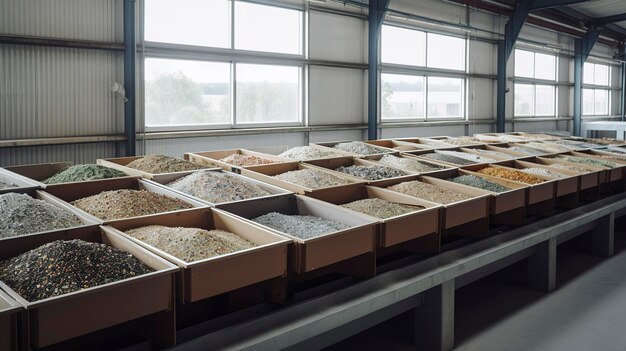 A Photo of Industrial Material Sorting and Class