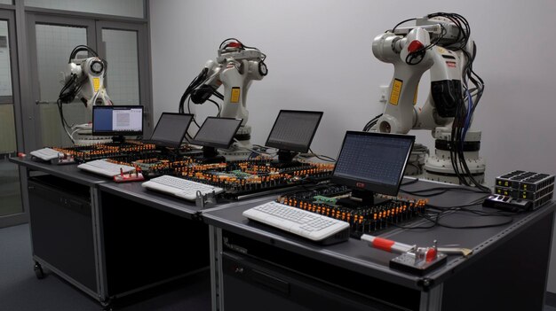 A Photo of Industrial Robotics Integration