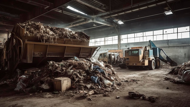 A Photo of Industrial Waste Management