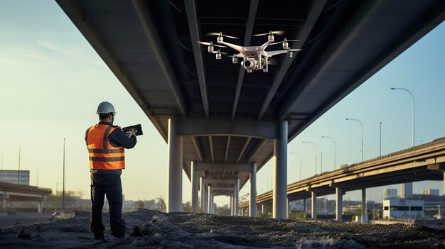 Foto una foto dell'ispezione delle infrastrutture