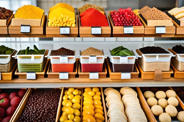 Photo photo ingredients for the healthy foods selection