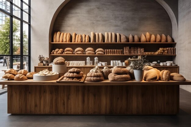 Photo photo of inside bread shop