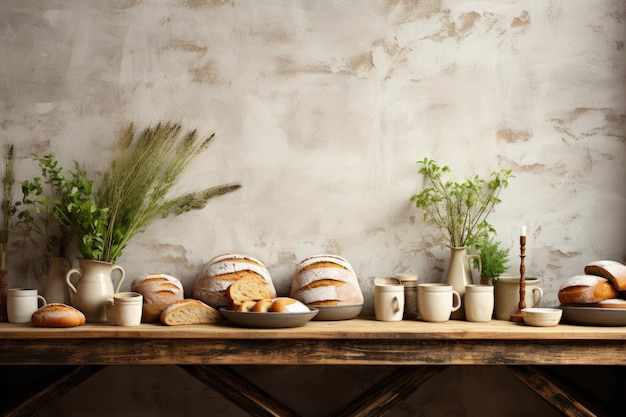 photo of inside bread shop