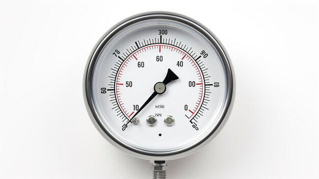 Photo a photo of inspection manometer for gas