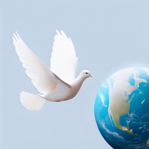 Photo a international peace day background