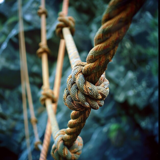 Photo photo of isolated rope climbing