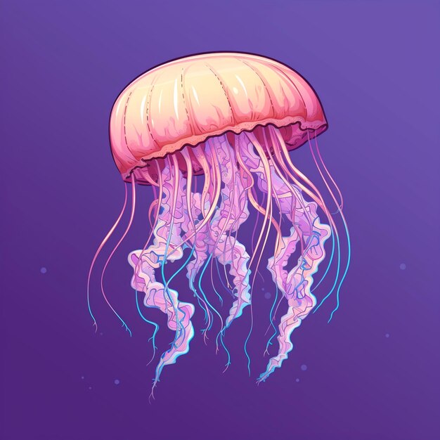 Photo photo of jellyfish