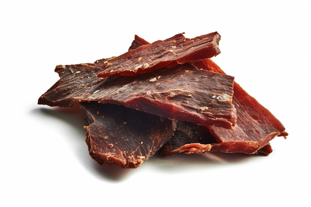 Photo of jerky with no background