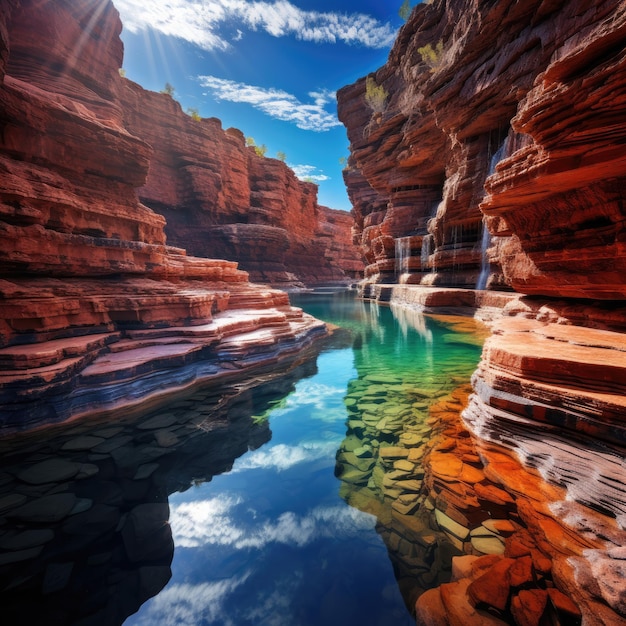 Photo photo of karijini national park in australia