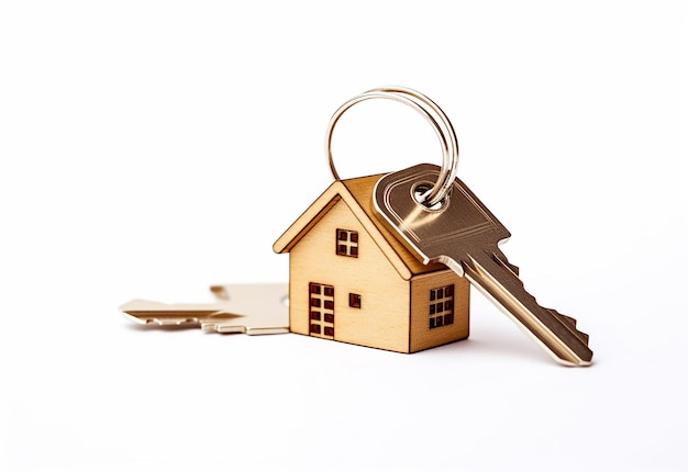 Photo of keychain on wooden table