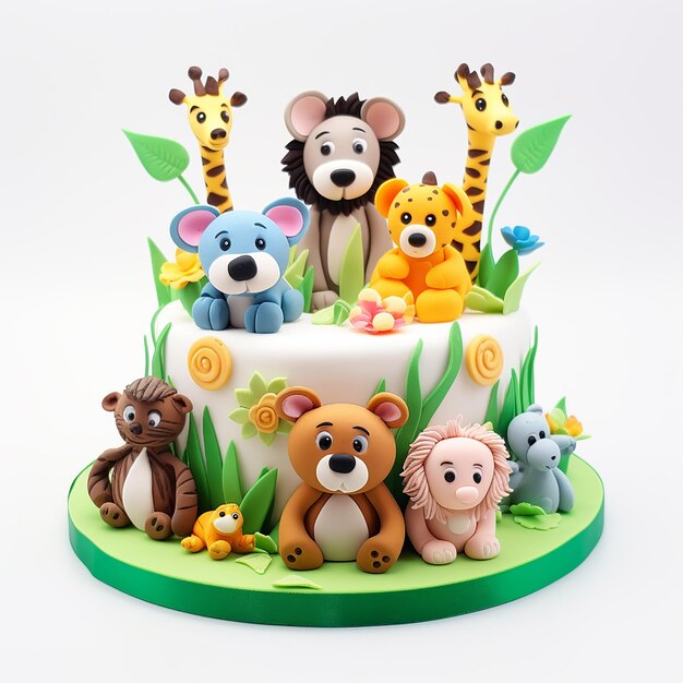 Premium AI Image Photo Of Kids Birthday Cake Decorations And Design premium-ai-image-photo-of-kids-birthday-cake-decorations-and-design