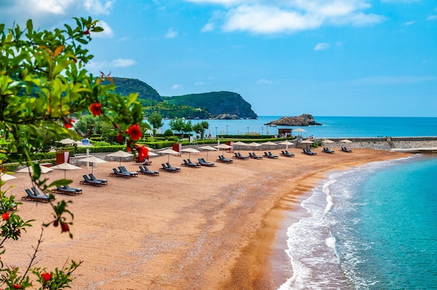 Photo of King's beach in Milocer park in Montenegro