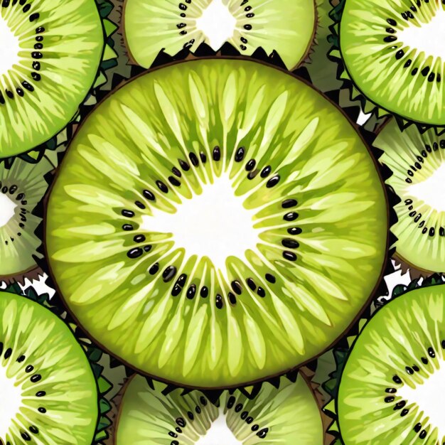 Photo photo of kiwi fruit isolated on background